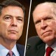 James Comey and John Brennan.
