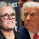 Rosie O'Donnell and President Donald Trump.