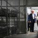 President Donald Trump tours a migrant detention center, in Ochopee, Fla., on July 1, 2025.