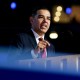 Rep. Robert Garcia speaks on stage at the DNC