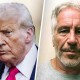 President Donald Trump; Jeffrey Epstein.