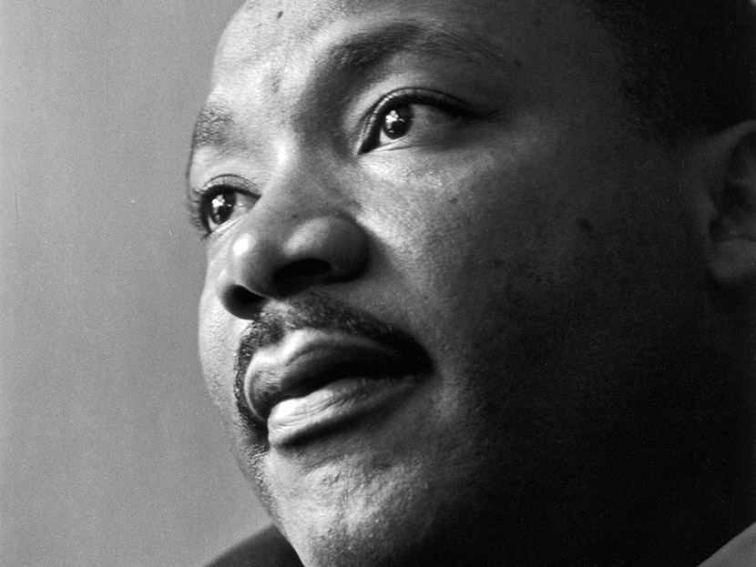 Martin Luther King Jr., photographed in 1964.
