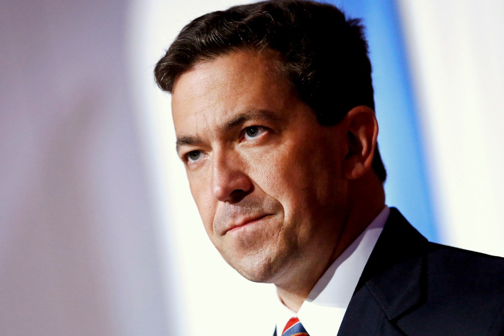 Chris McDaniel delivers a concession speech in Hattiesburg, Mississippi, June 24, 2014.