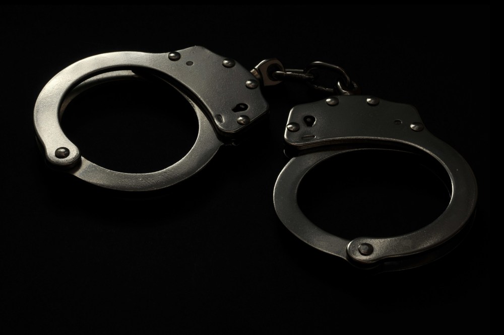 Handcuffs. (Photo by Romain Fellens/DPA/Corbis)