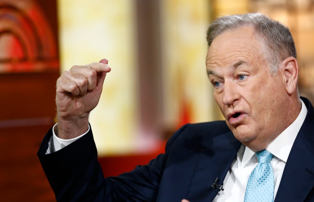 Bill O'Reilly appears on NBC News' "Today" show. (Photo by Peter Kramer/NBC/NBC NewsWire via Getty)