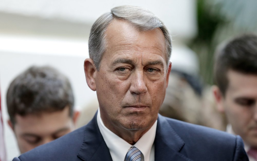 Speaker of the House John Boehner (R-OH) appears at a press conference at the U.S. Capitol on November 19, 2013 in Washington, D.C.