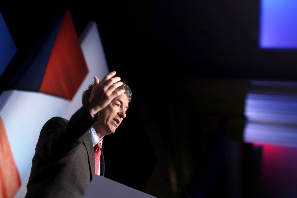 Sen. Rand Paul addresses the Faith and Freedom Coalition's 'Road to Majority' Policy Conference at the Omni Shoreham hotel June 20, 2014 in Washington, DC.