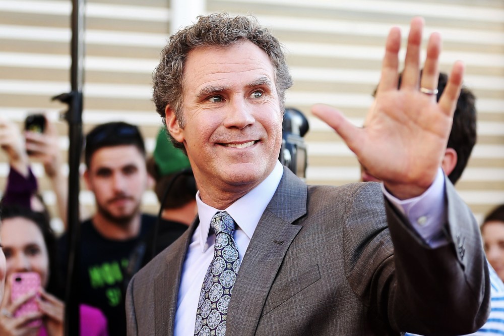 Will Ferrell waves to fans in Sydney, Nov. 24, 2013.