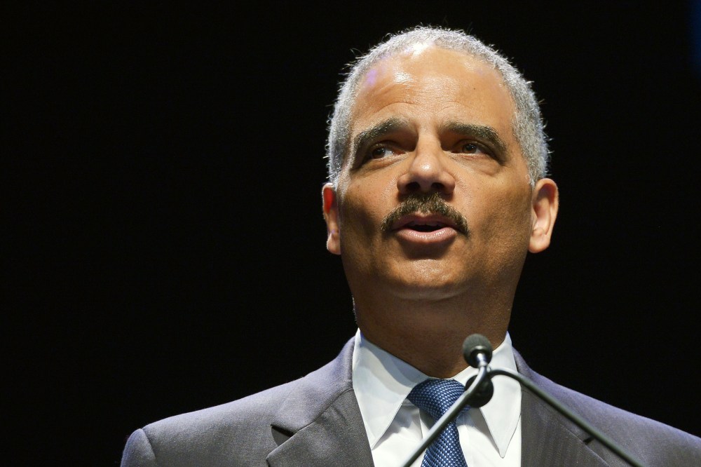 US Attorney General Eric Holder speaks on July 15, 2014.