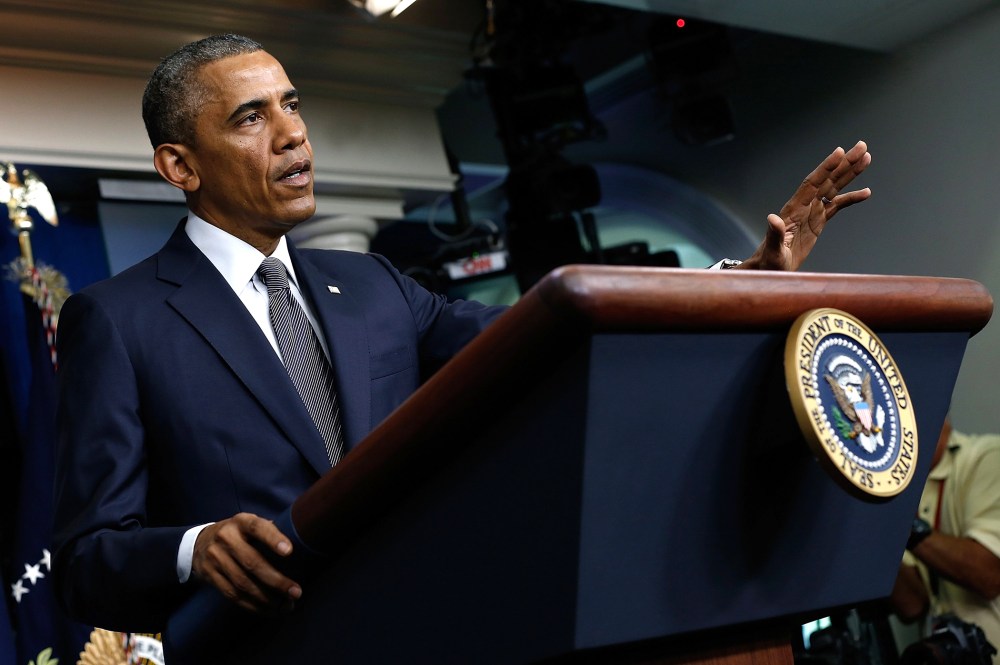 Image: President Obama Delivers Statement On Situation In Ukraine