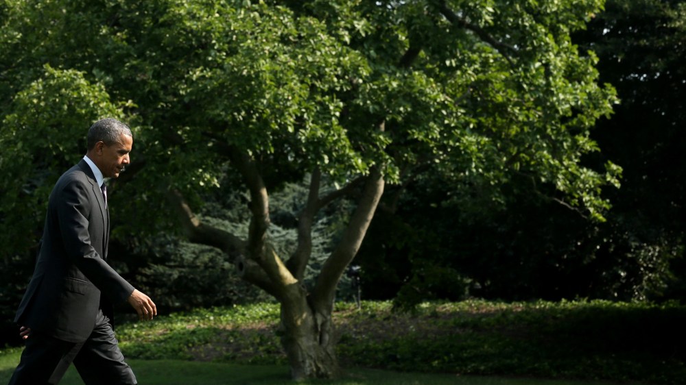 President Obama Returns To White House