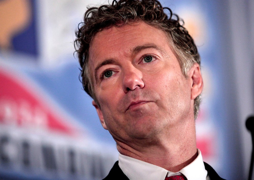 Sen. Rand Paul (R-KY) delivers a speech titled, “Renewing the Opportunity for Prosperity: Economic Freedom Zones” at the Detroit Economic Club on Dec. 6, 2013 in Detroit, Mich.