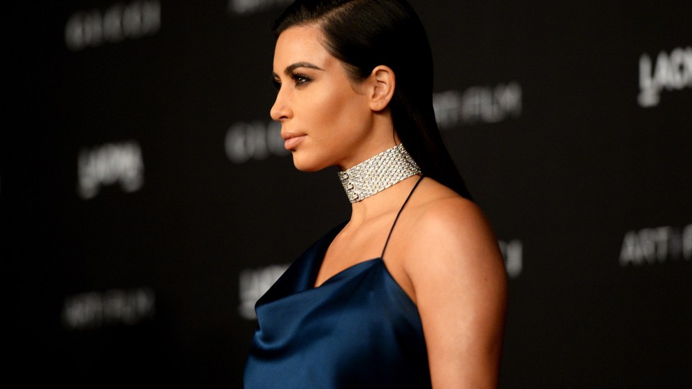 TV personality Kim Kardashian West attends the 2014 LACMA Art + Film Gala on Nov. 1, 2014 in Los Angeles, Calif. (Photo by Jason Merritt/Getty for LACMA)