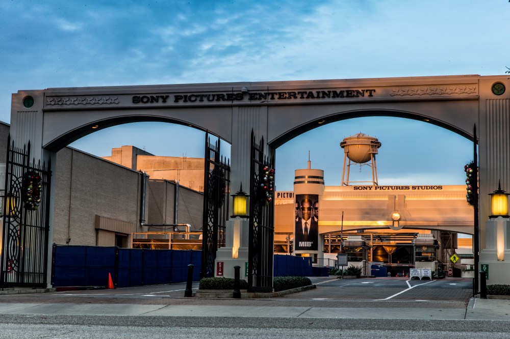 The headquarters of Sony Pictures is seen Dec. 17, 2014 in Culver City, Calif. (Photo by Christopher Polk/Getty)