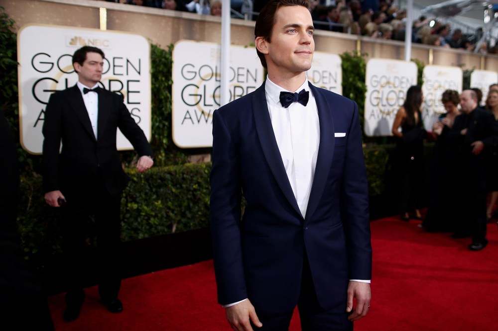 Matt Bomer speaks onstage during the 72nd Annual Golden Globe Awards at The Beverly Hilton Hotel on Jan. 11, 2015 in Beverly Hills, Calif.