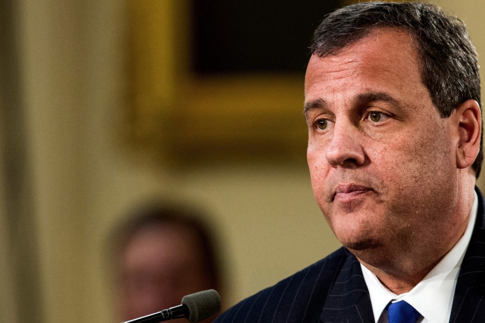 New Jersey Governor Chris Christie gives the annual State of the State address on Jan. 13, 2015 in Trenton, N.J.