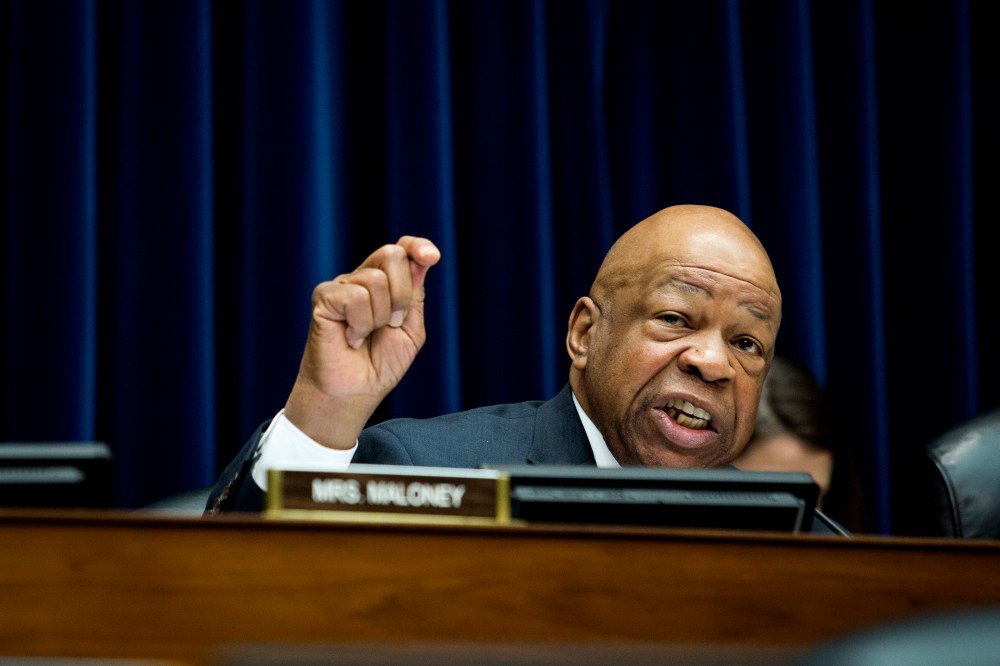 Rep. Elijah Cummings (D-MD) during a hearing on Capitol Hill, on Jan. 16, 2014 in Washington, DC.