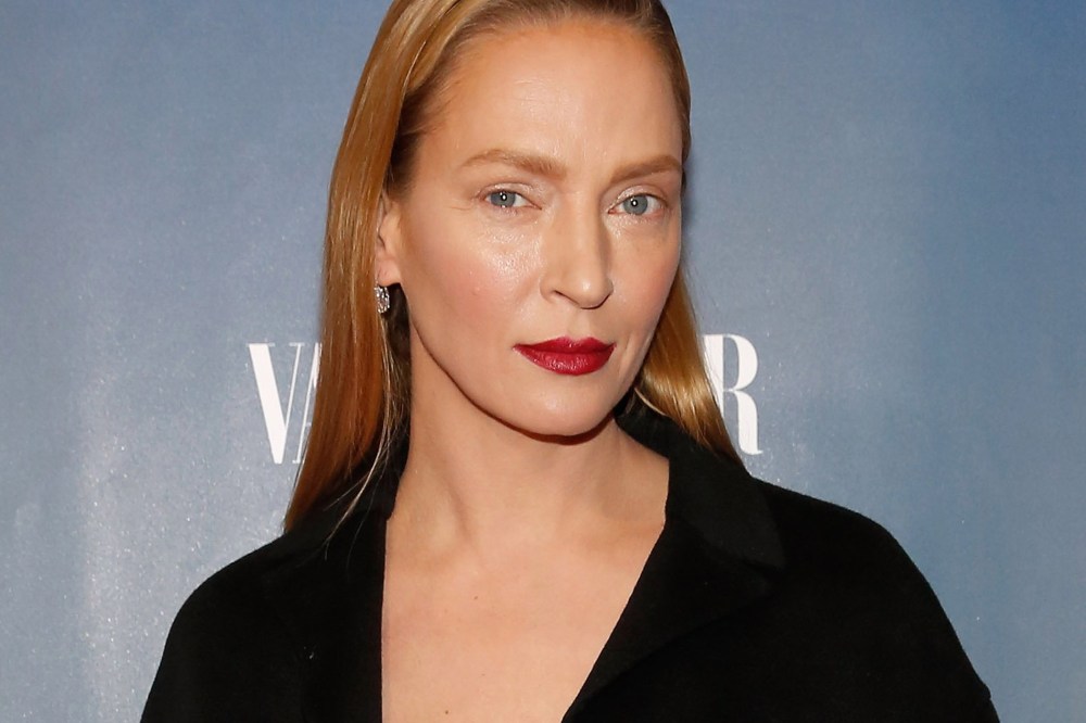 Actress Uma Thurman attends "The Slap" New York Premiere Party at The New Museum on Feb. 9, 2015 in New York City.