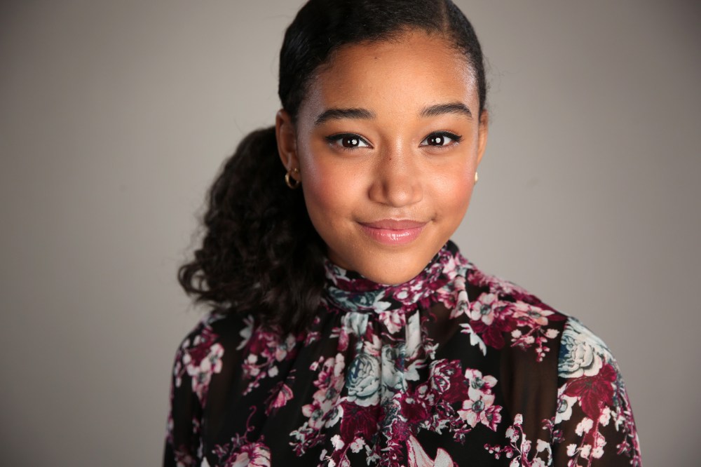 Actress Amandla Stenberg poses for a portrait during an event on April 2, 2015 in Pasadena, Calif. (Photo by Christopher Polk/NBC/NBCU Photo Bank/Getty)