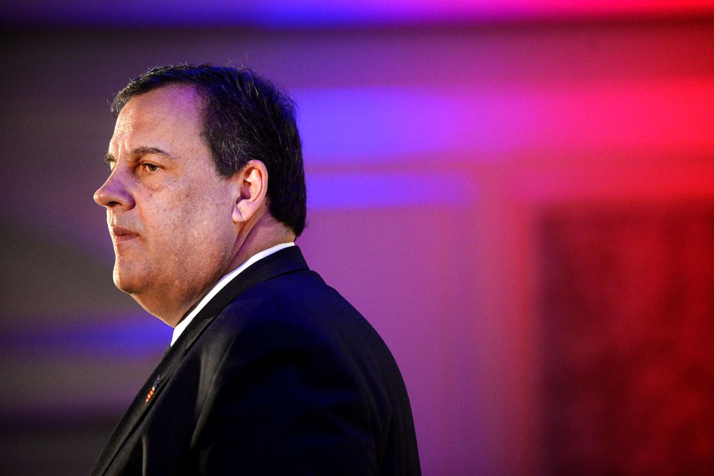New Jersey Governor Chris Christie speaks at an event on May 1, 2015 in McLean, Va. (Photo by Olivier Douliery/Getty)
