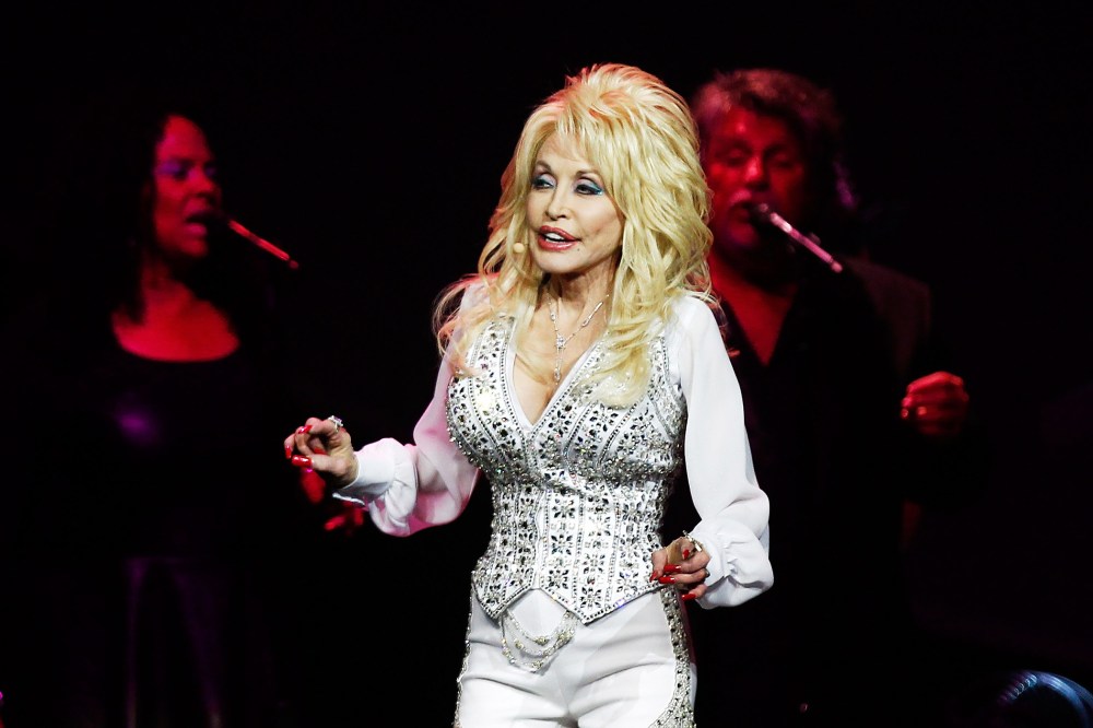 Dolly Parton performs live in Perth, Australia, Feb. 27, 2014.