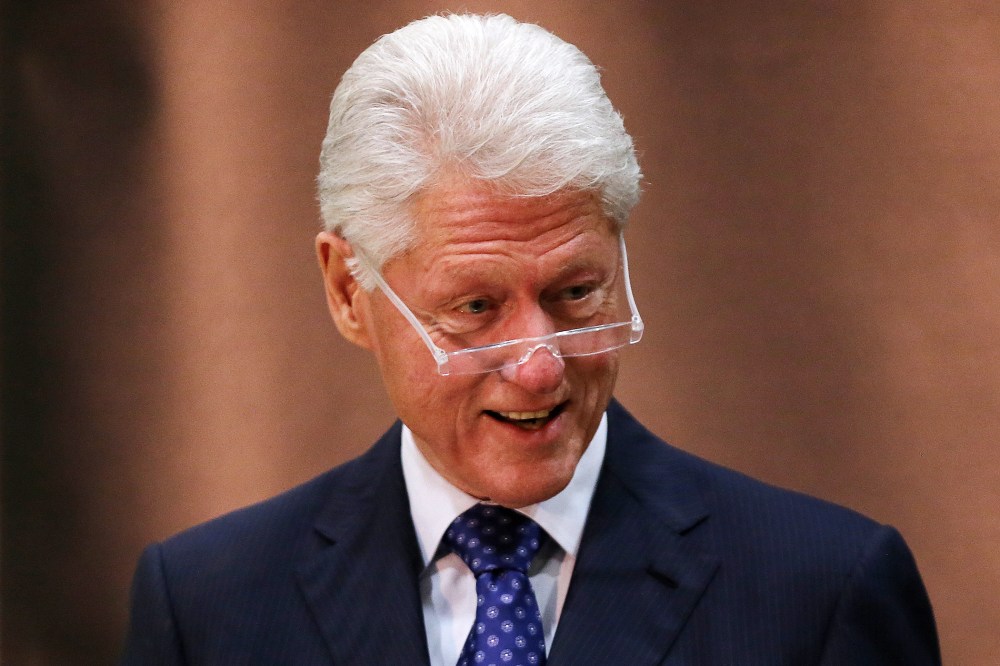 Bill Clinton delivers the inaugural William J. Clinton Leadership Lecture in Belfast, Mar. 5, 2014.
