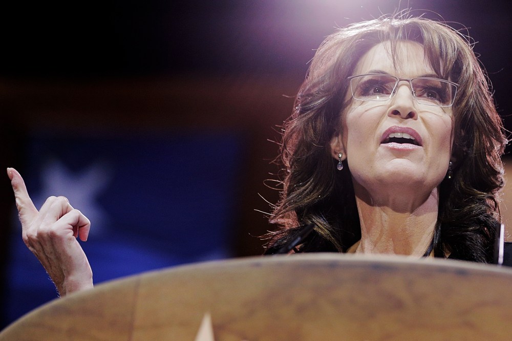 Sarah Palin speaks at CPAC, March 8, 2014 in National Harbor, Maryland. Photo by T.J. Kirkpatrick/Getty.