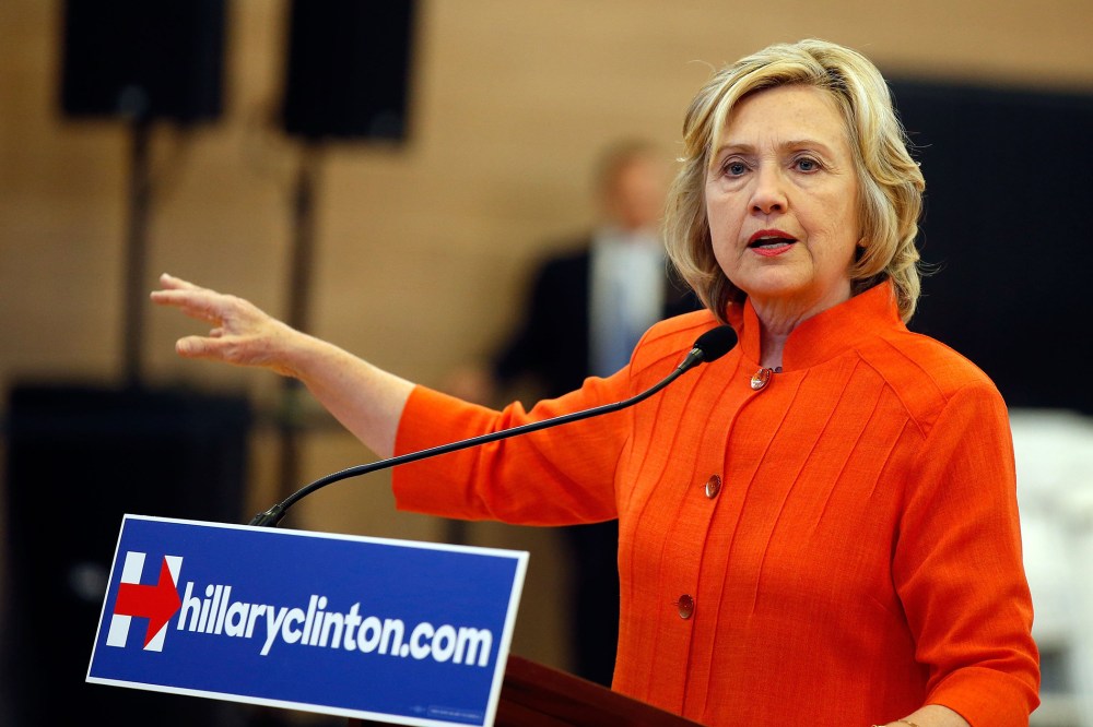 Image: Democratic Candidate For President Hillary Clinton Campaigns In Vegas Area