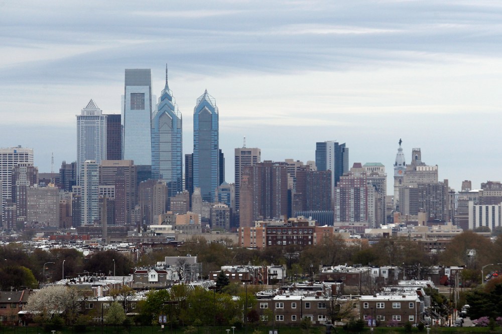 A view of the Philadelphia city skyline on April 25, 2014 in Philadelphia, Penn. (Bruce Bennett/Getty)