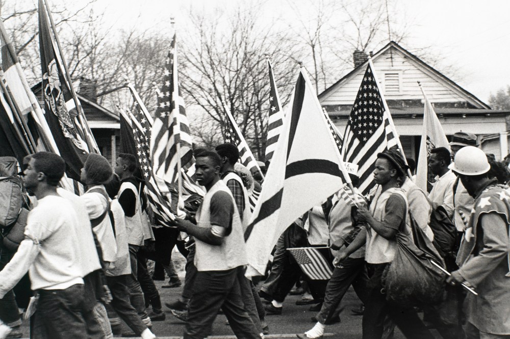 Marchers at the culmination of the Selma to Montgomery March on March, 25, 1965. (Photo by Morton Broffman/Getty)