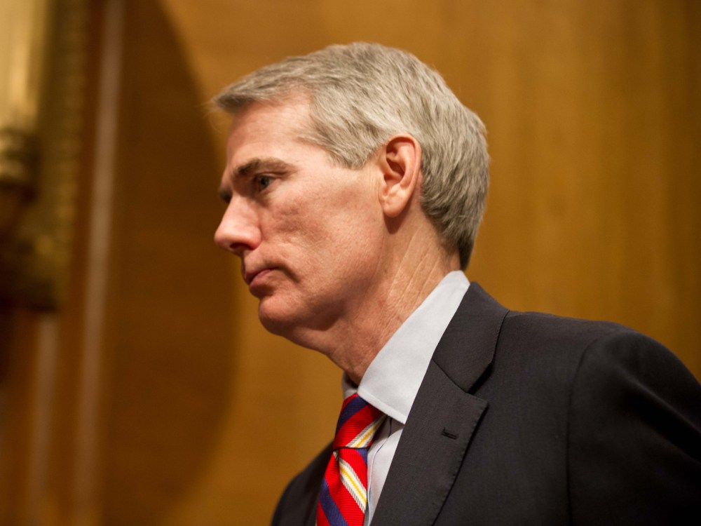 Sen. Rob Portman became the first GOP politician to come out in support of gay marriage last month. (Nicholas KammAFP/Getty Images)