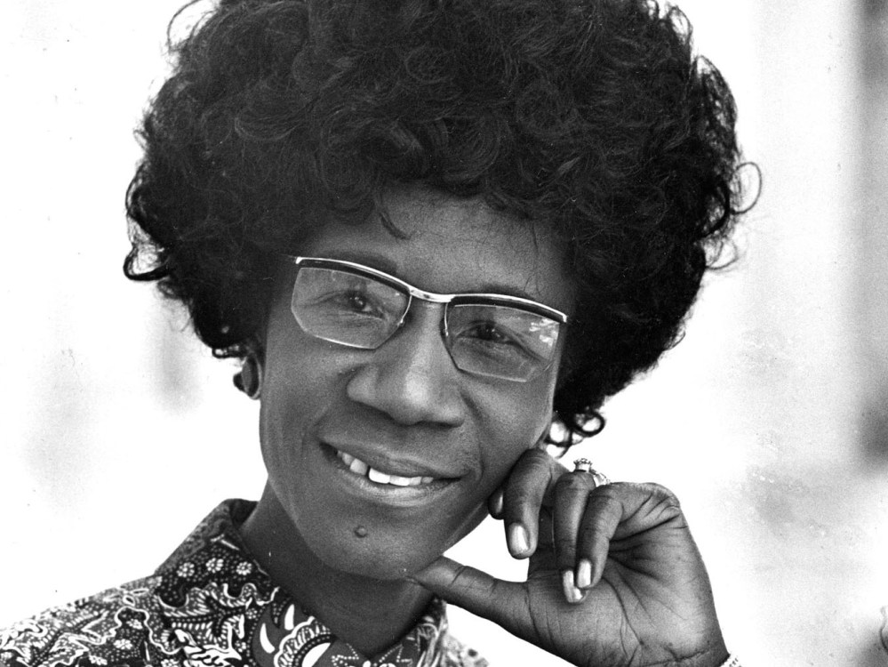 FILE PHOTO: Congresswoman Shirley Chisholm, D-N.Y., is seen in this 1971 file photo. Chisholm was the first black woman elected to Congress and an outspoken advocate for women and minorities during seven terms in the House. (AP File Photo)