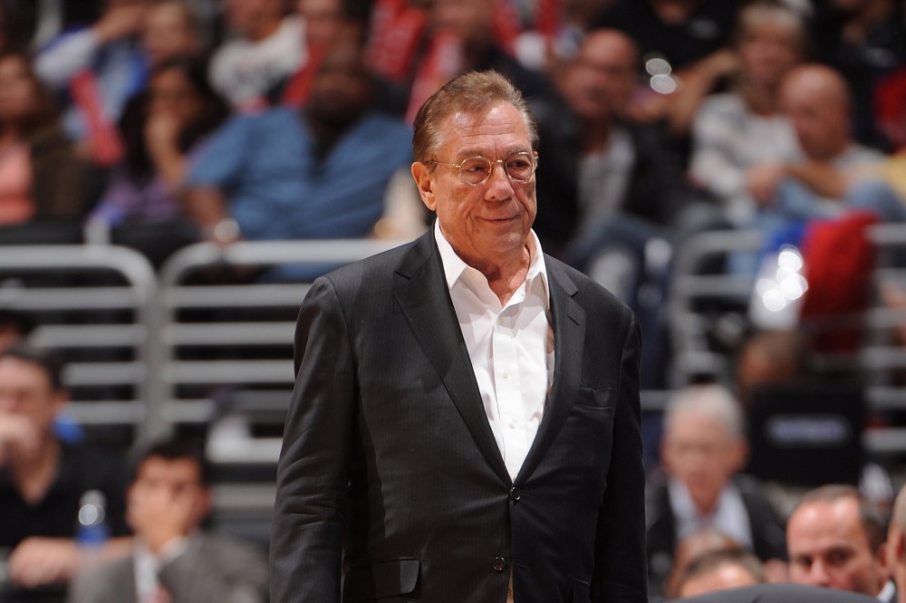 Donald Sterling at a Clippers game in 2008.