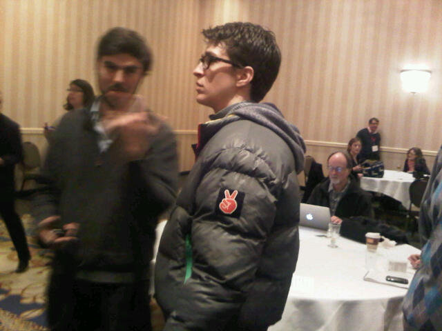 Looks like Rachel is already at work in New Hampshire