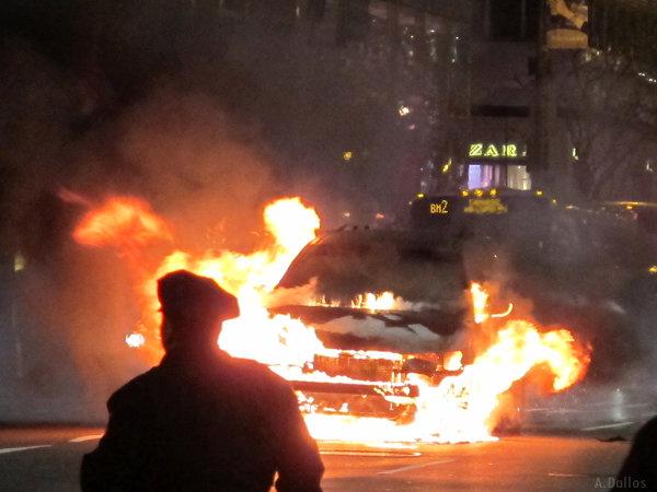 Cloudy with a chance of random car fire