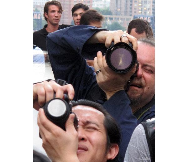 New Yorkers come out for celestial celebrity