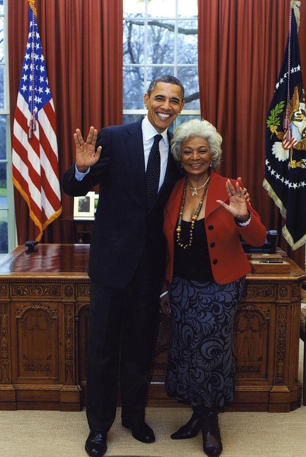 Taken 2/29/12 in the Oval Office - Live Long & Prosper!