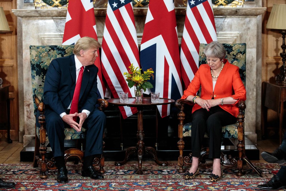 Image: BRITAIN-US-DIPLOMACY-TRUMP