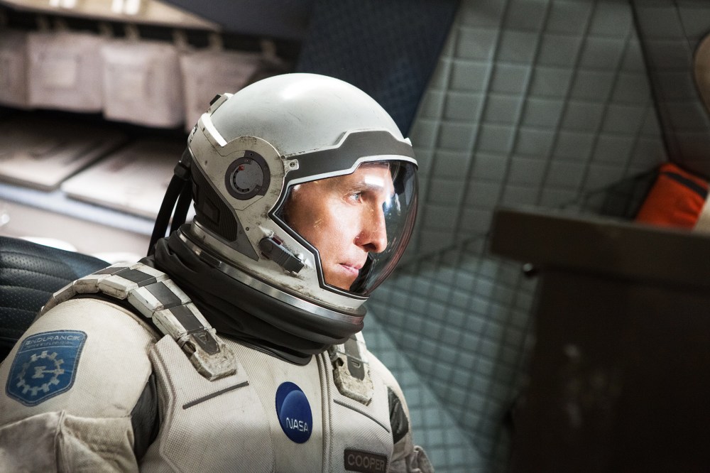 This photo released by Paramount Pictures shows, Matthew McConaughey, in a scene from the film, '"Interstellar," from Paramount Pictures and Warner Brothers Pictures, in association with Legendary Pictures. (Melinda Sue Gordon/Paramount Pictures/AP)