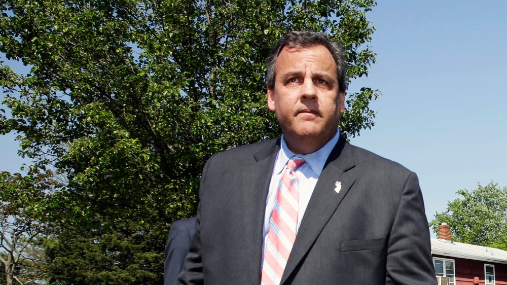 New Jersey Gov. Chris Christie in Little Ferry, N.J., Monday, June 2, 2014.