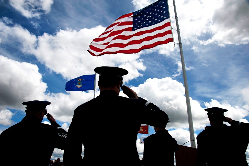 A Memorial Day Ceremony in Washington.