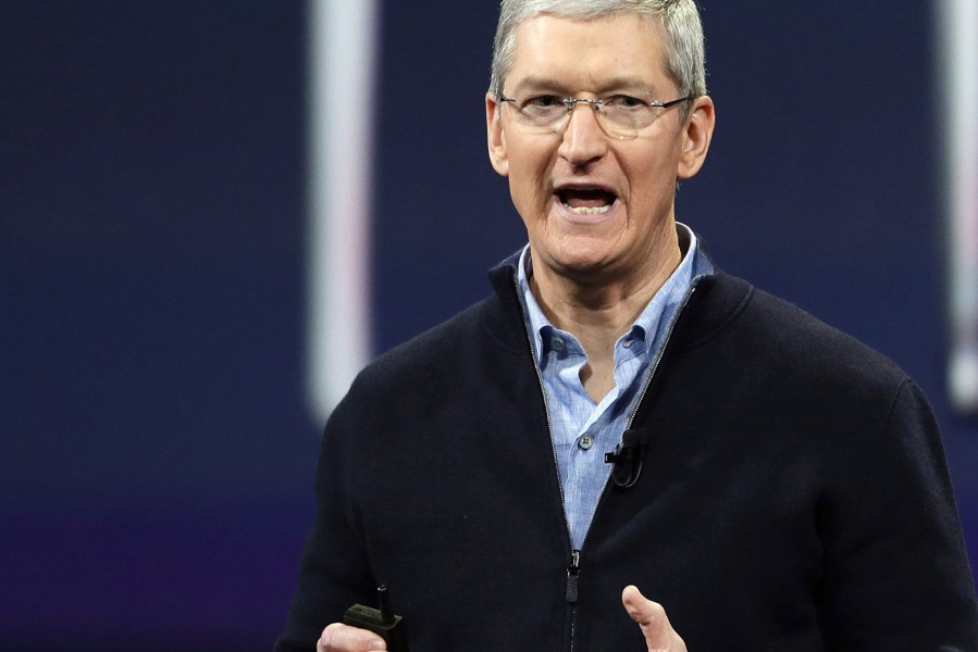 Tim Cook (Photo by Eric Risberg/AP)