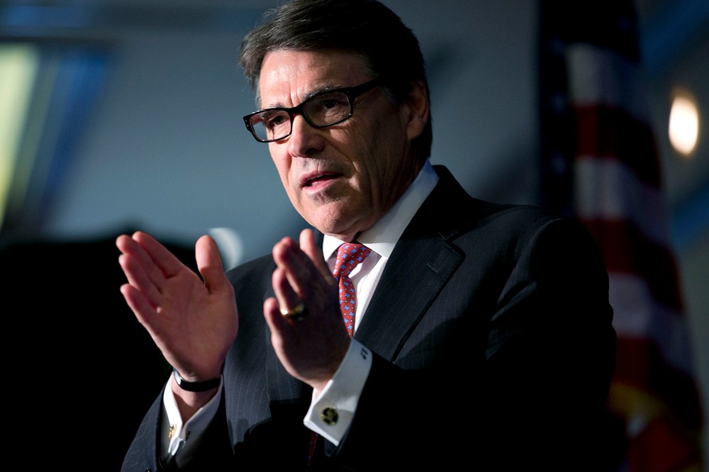 Texas Governor Rick Perry speaks in Austin, Texas, on Nov. 18, 2013.