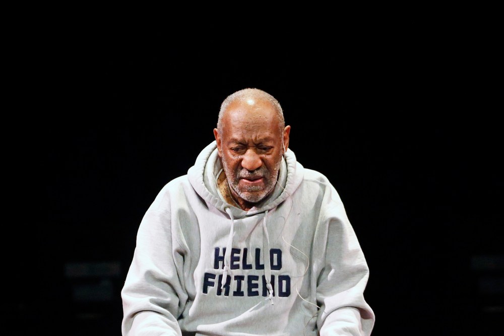 Comedian Bill Cosby performs at the Buell Theater in Denver, Colo., Jan. 17, 2015. (Photo by Brennan Linsley/AP)