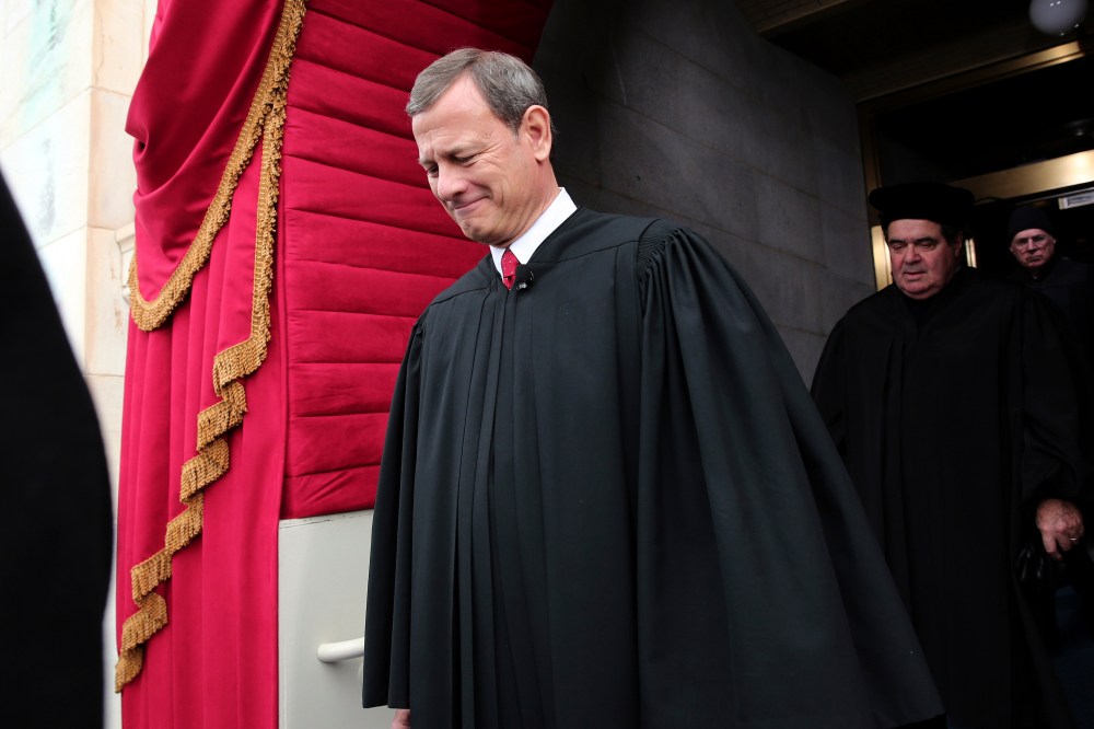 File photo: Chief Justice John Roberts. (AP Photo/Win McNamee, Pool)