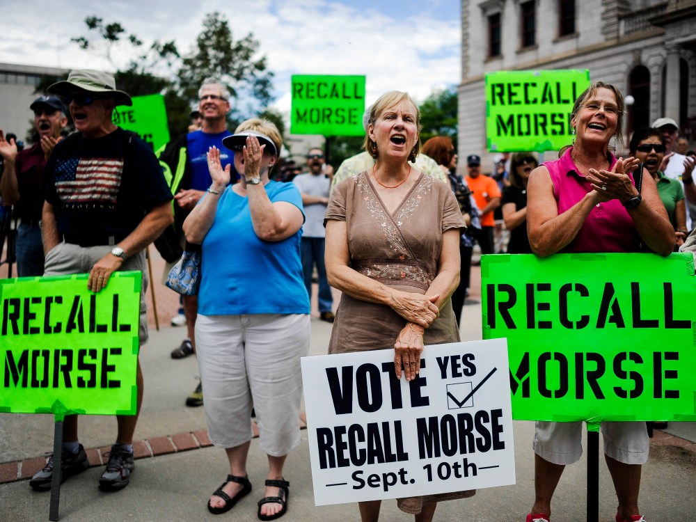 Colorado recall election - Sarah Muller - 09/9/2013