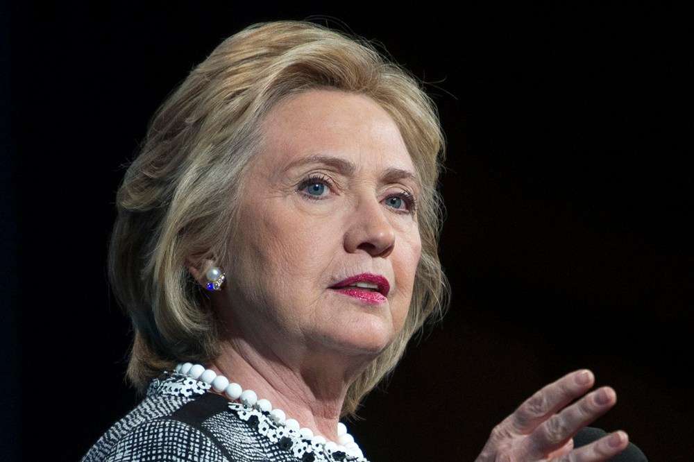 In this May 14, 2014 file photo, former Secretary of State Hillary Rodham Clinton speaks at an event Washington, D.C.