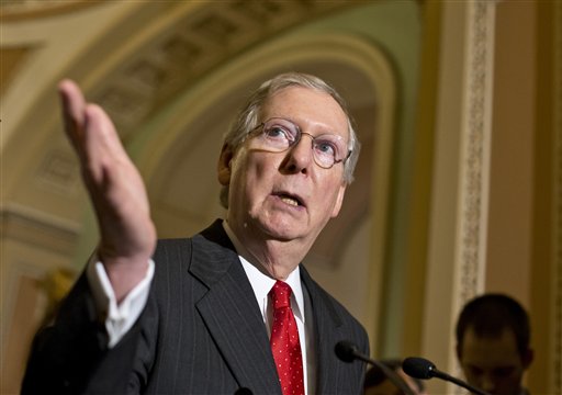 Majority Leader McConnell? Not yet. But maybe. (AP Photo/J. Scott Applewhite)