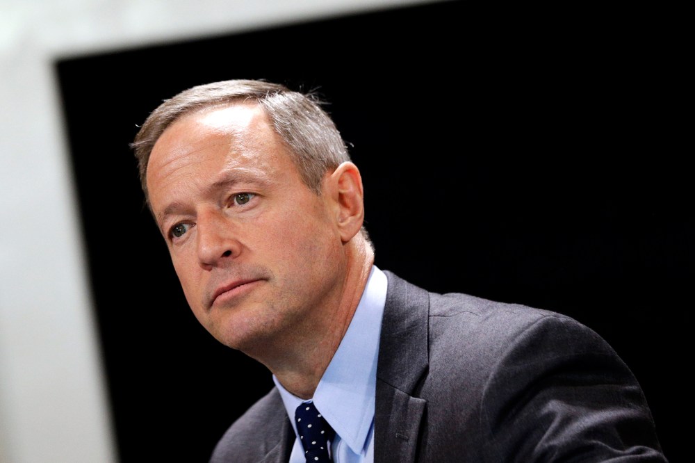 In this Jan. 8, 2014, file photo Maryland Gov. Martin O'Malley speaks during a roundtable interview in Annapolis, Md. (Photo by Patrick Semansky/AP)