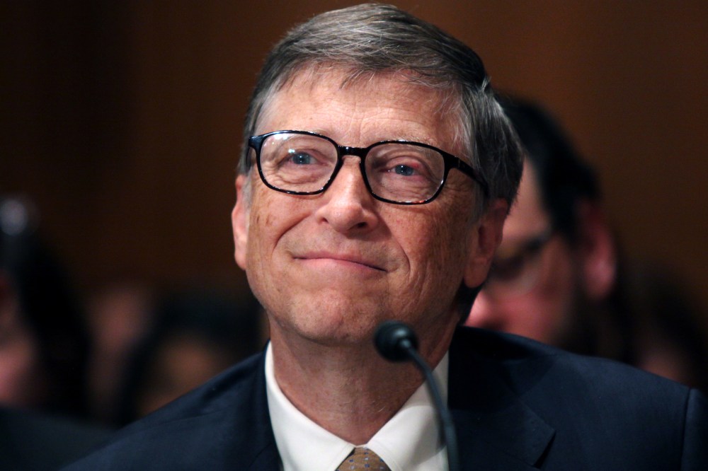 Bill Gates, the co-Chair of the Bill and Melinda Gates Foundation, testifies on Capitol Hill in Washington, March 26, 2015. (Photo by Lauren Victoria Burke/AP)